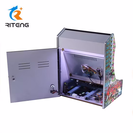 PAC Man 슈퍼 맞춤형 MDF 목재 아케이드 비디오 캐비닛 Bartop 아케이드 테이블 콘솔 게임 기계 Pandoras Box Bartop