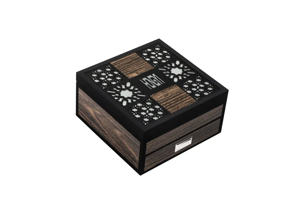 Custom Design Logo Printed Luxury Perfume Packaging Wooden Gift Set Box