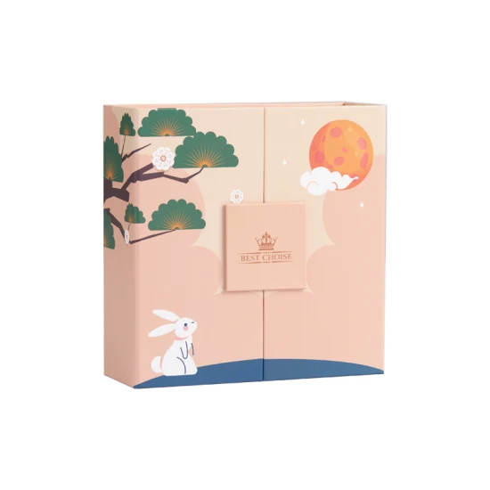 접이식 정사각형 골판지 상자 자기 맞춤 인쇄 디자인 접는 선물 쥬얼리 와인 화장품 가발 종이 선물 포장 상자